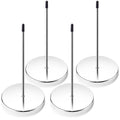 4Pcs Desk Receipt Holder Bill Fork Receipt Spike Stick Silver Restaurant Check Spindle 5.5 Inch By Hrlorkc
