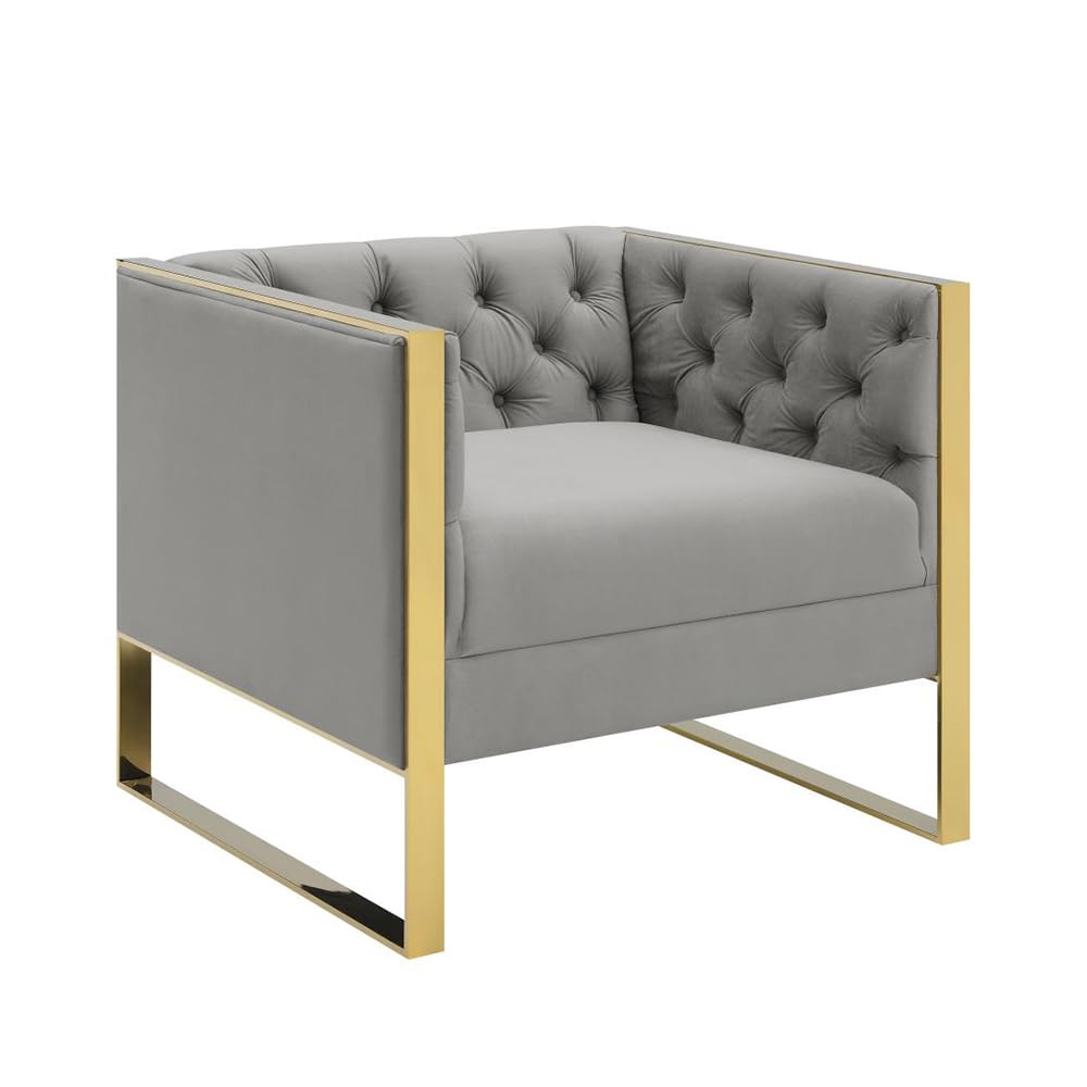 Coaster Furniture Eastbrook Tufted Back Grey Chair 509113