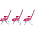 Vaguelly Miniature Folding Beach Chairs 3-Pack Dollhouse Furniture Mini Lounge Chair Foldable Decor for Doll Accessories Home Di