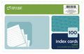 Top Flight Index Cards, Ruled, 5 X 8 Inches, White, 100 Cards Per Pack (4004033)