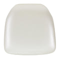 20 Pk. Hard Ivory Vinyl Chiavari Chair Cushion