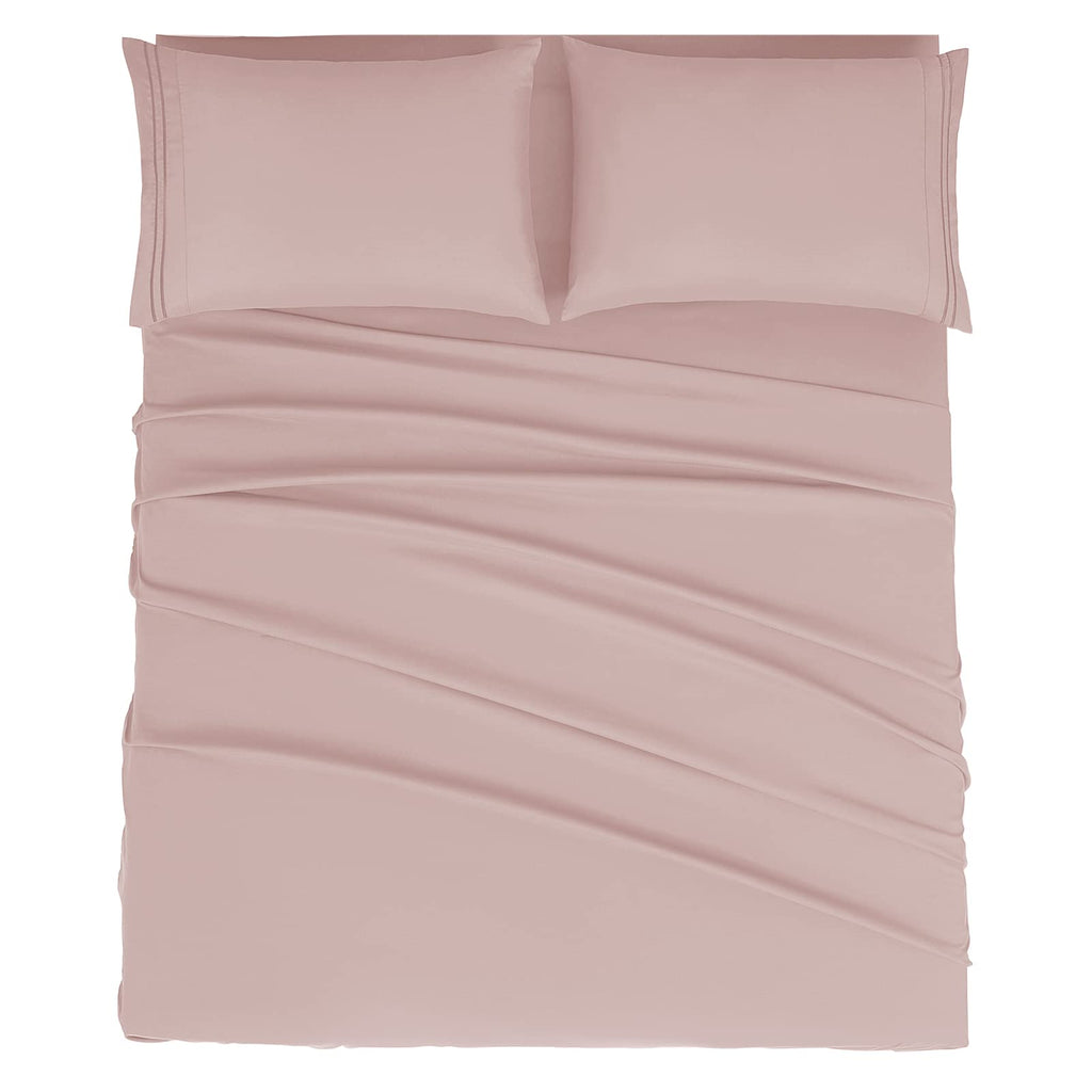 Mejoroom California King Size Sheet Set - Soft Microfiber Bed Sheets,Deep Pocket Fitted Sheet, Breathable, Wrinkle & Fade Resist