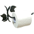 Comfy Hour Antique and Vintage Collection 9' Cast Iron Tissue Holder, Wash Black