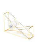 U Brands Desktop Tape Dispenser, Wire Metal, Gold - 898U06-48