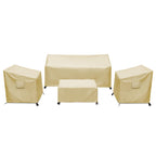 Baner Garden Patio Furniture Covers,Outdoor Furniture Cover Waterproof,Patio Furniture Set Covers For 4 Piece Outdoor Conversation Set,Patio Covers Set-Xx-Large (Beige)