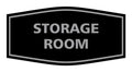 Signs Bylita Fancy Storage Room Sign (Black/Silver) - Medium 1 Pack