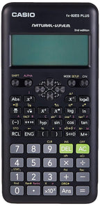 Casio FX-82ES Plus BK Scientific Calculator with 252 Functions, Plastic, Black