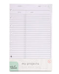 Talia Discbound Notebook Refills (Project Layout, Junior (5.5In X 8.5In))