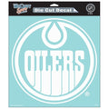 EDMONTON OILERS OFFICIAL LOGO 8x8 CLEAR DIE CUT DECAL