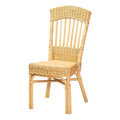 Baxton Studio Barito Modern Bohemian Natural Brown Rattan Dining Chair