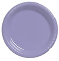 Creative Converting Touch of Color 20 Count Plastic Lunch Plates, Luscious Lavender