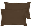 Royale Linens Pillow Shams 2 Pack King Size 20X36 Inch - Brushed 1800 Microfiber - Bed Pillow Shams Wrinkle Resistant Super Soft