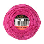 Dmc 116 8-718 Pearl Cotton Thread Balls, Plum, Size 8