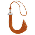 Endea Graduation Single Color Tassel with Silver Date Drop (Orange, 2021)