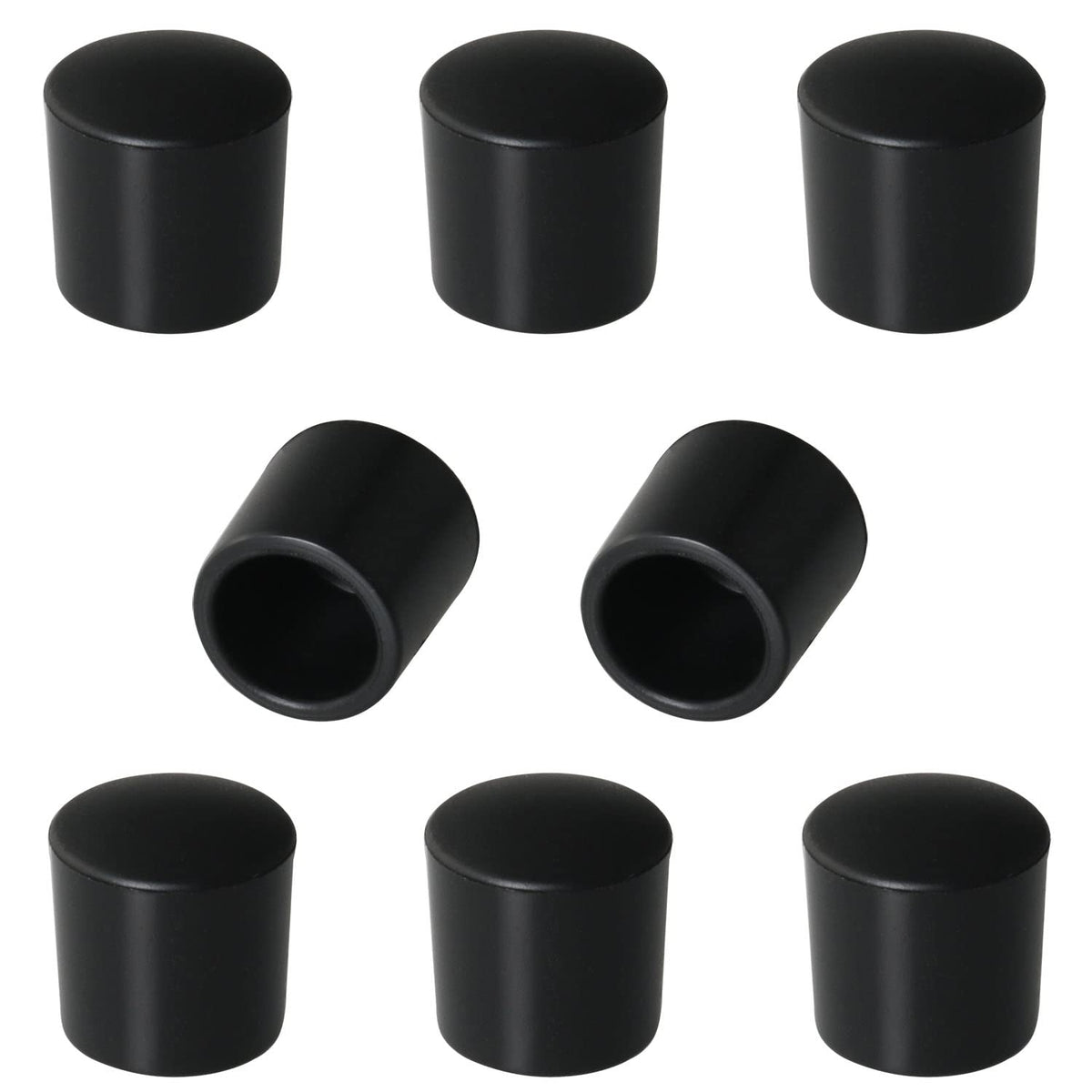Door Stop Bumper Tips Dgbrsm 8Pcs Black 0.39 Inch Door Rubber Stop Bumper Replacement Stopper Tips Caps Protect Doors & Wall Hou