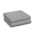 Bps 25X25 Inch Outdoor Deep Seat Cushions - Water Resistant With Adjustable Straps & Handles For Patio, Deck, Or Garden, Gray, S