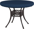 Covers & All Round Table Top Cover, 12 Oz Waterproof Uv & Weather Resistant Patio Table Cover, Outdoor Table Cover For Patio Outdoor Furniture & Coffee Table (48' Dia X 4' H Inches, Blue)