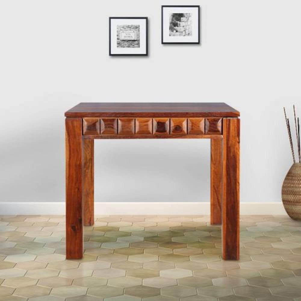 Ankita Handicraft Sheesham Wood 2 Seater Dining Table Only For Dining Room | Wooden Dining Table Only Without Chairs For Home &