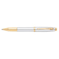 Sheaffer 100 Chrome Rollerball Pen With Gold Tone Trim