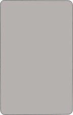 Mobile 24W x 48L Rectangular Grey HP Laminate Activity Table - Height Adjustable Short Legs
