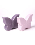 NENBOLEC 2pcs Modern Sculpture Decor Butterfly Statue Home Gifts Table Centerpiece Crafts Ceramic Arts 4.7inch