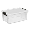 STERILITE 19848006 Ultra Storage Tote with Titanium latches, 18 Quart