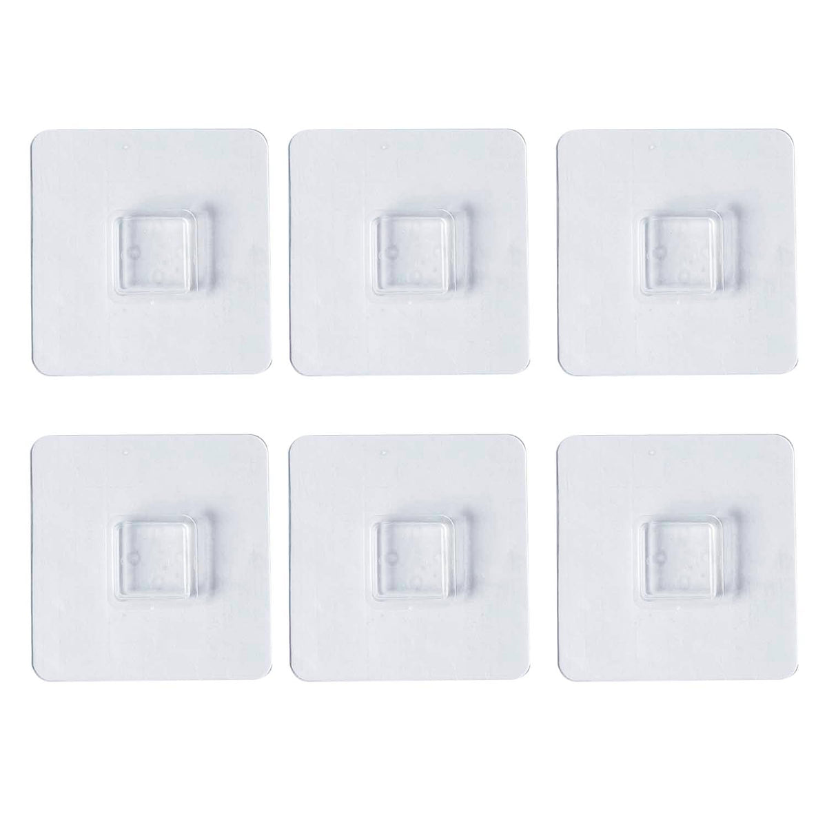 Sotfamily Square Sticky Pads Corner Shower Caddy, 6PCS