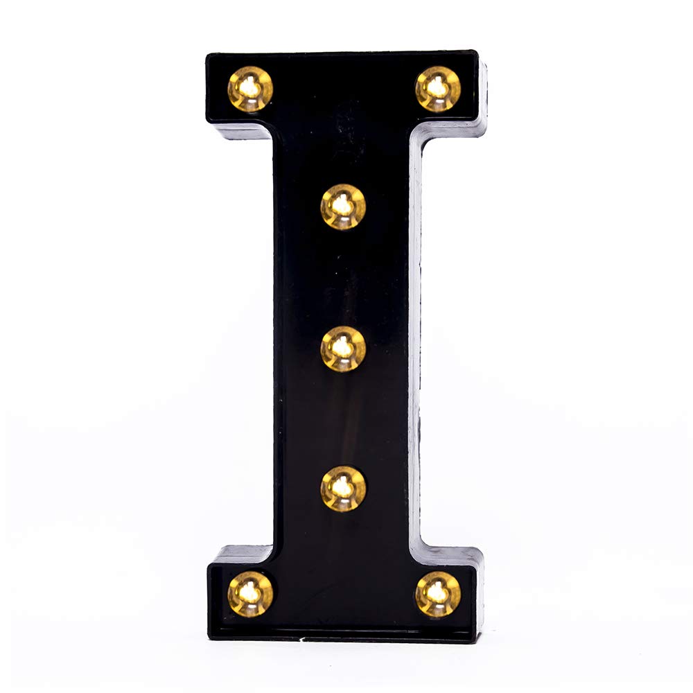 Foaky Black LED Marquee Number Lights Sign Light Up Marquee Number Lights Sign for Night Light Wedding Birthday Party Battery Po