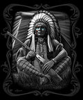 Dga Native American Warrior Queen Size Blanket, 79 L X 95 B