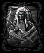 Dga Native American Warrior Queen Size Blanket, 79 L X 95 B