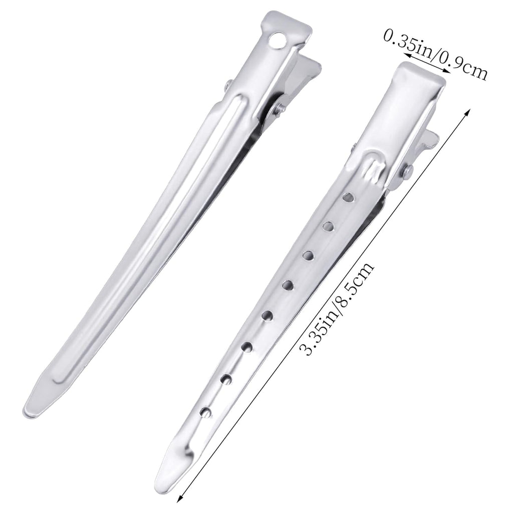 Soft 'N Style Duck Bill Clips Steel, 12 Bag