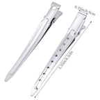 Soft 'N Style Duck Bill Clips Steel, 12 Bag
