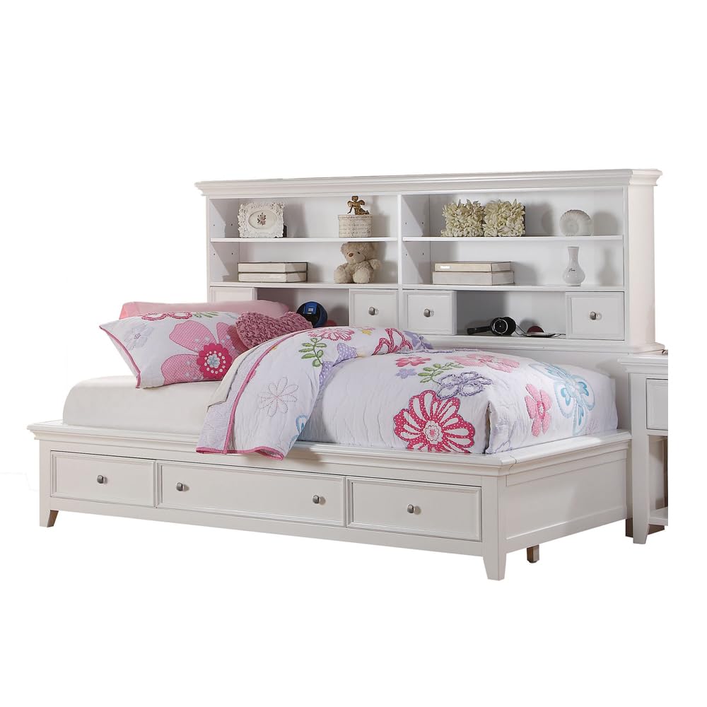 ACME Furniture Lacey Storage Daybed, Twin, White