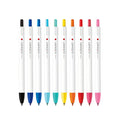 Zebra Wyss22-10C Water Based Pen, Clickart, 10 Color Set