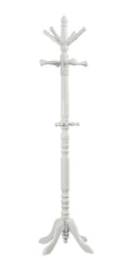 Coat Rack  73inchH / Antique White Wood Traditional Style