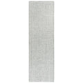 Overstock Alora Decor London 2'6" X 8' Solid Gray/Gray/Rust/Blue Hand-Tufted Area Rug