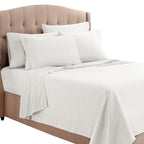Clara Clark Cal King Sheets, 6 Piece Set - Hotel Luxury Sheets For Cal King Size Bed, Super Soft Bedding Sheets & Pillowcases, C