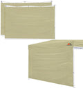 SCOCANOPY SideWall for 12x12ft Canopy Frame, 3 Pack SunWalls Only, (Light Khaki)