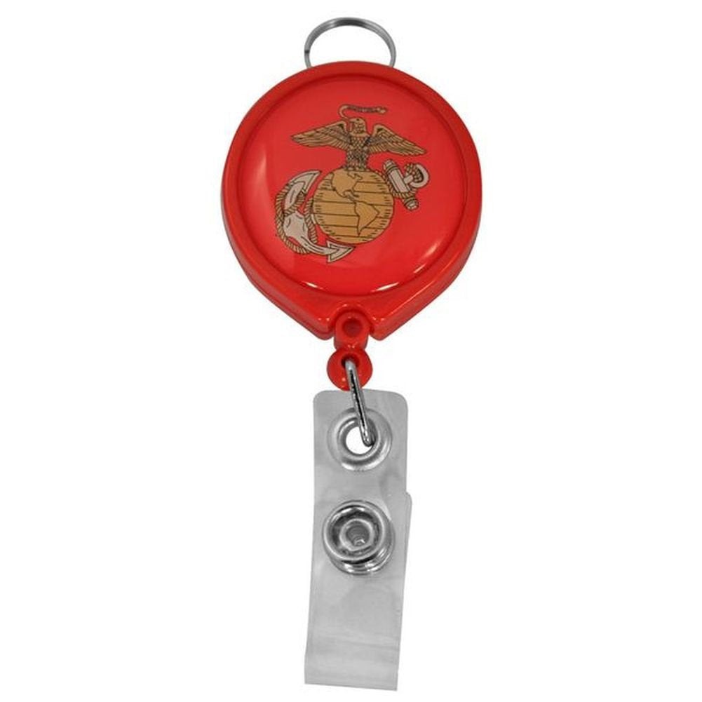 Us Marine Corp Retractable Badge Holder