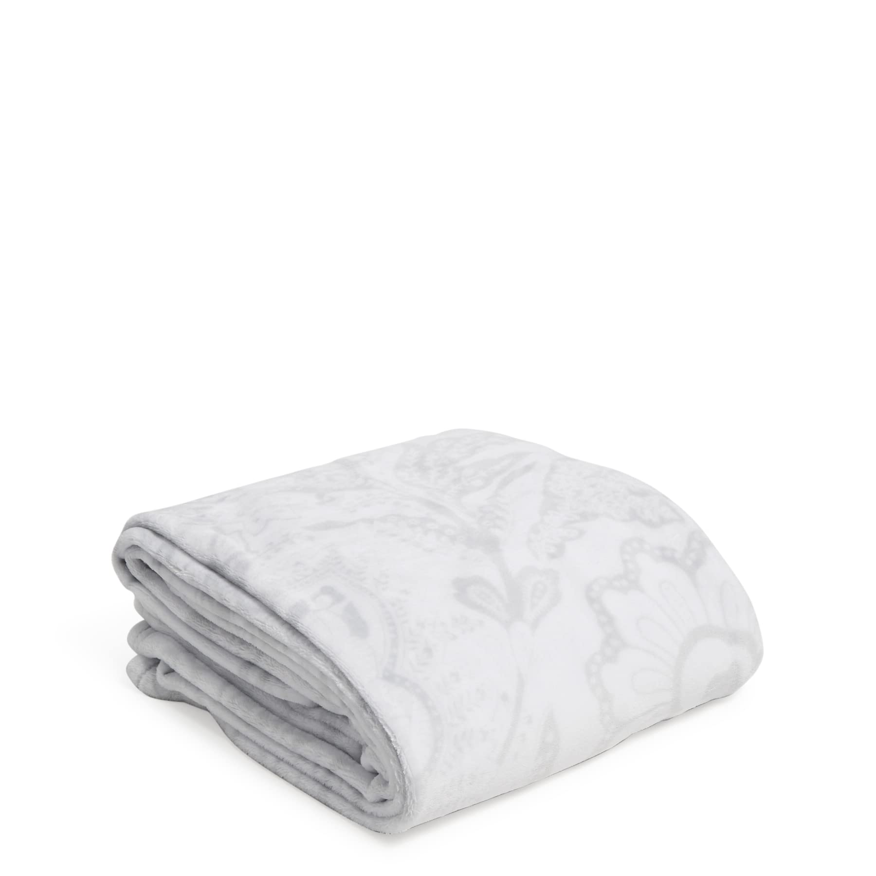Vera Bradley Women'S Fleece Plush Throw Blanket, Java Lace, 80 X 50