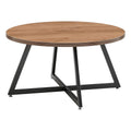 Npd Furniture And More Courtdale Round Coffee Table, Gliese Brown
