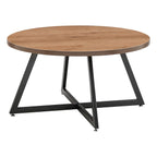 Npd Furniture And More Courtdale Round Coffee Table, Gliese Brown