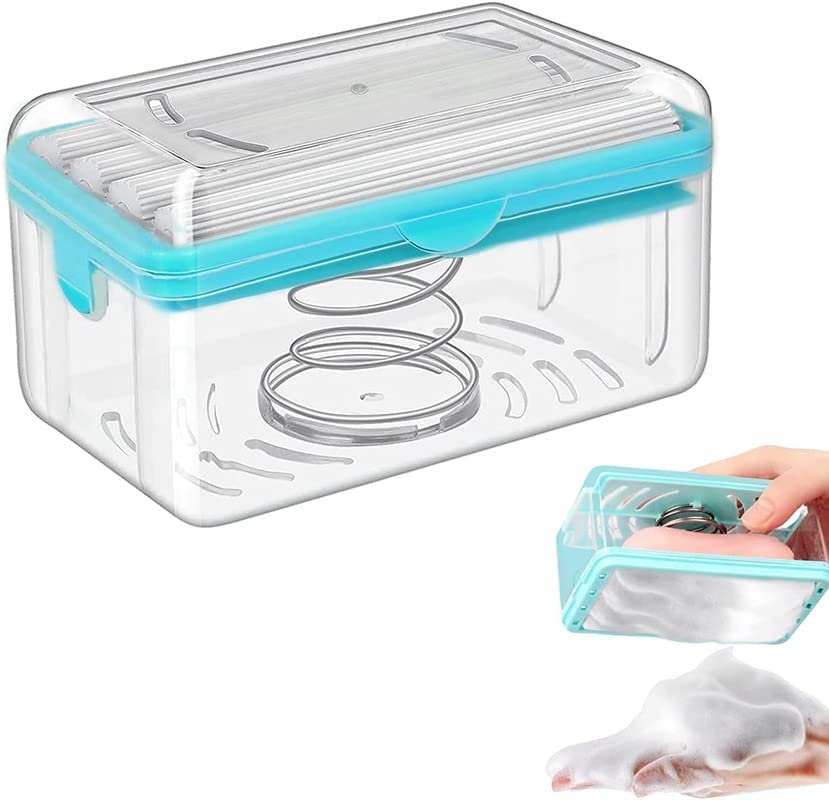TP INCORP Soap Bar Dispenser: EasyFoaming, Stay Dry, No Waste, Multifunctional, PP Material