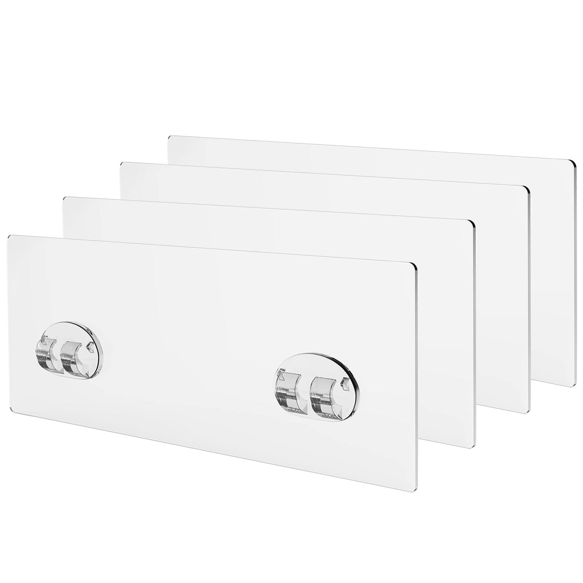 Orimade SelfAdhesive Bathroom Shower Basket 4 Pack (7 x 22 cm)