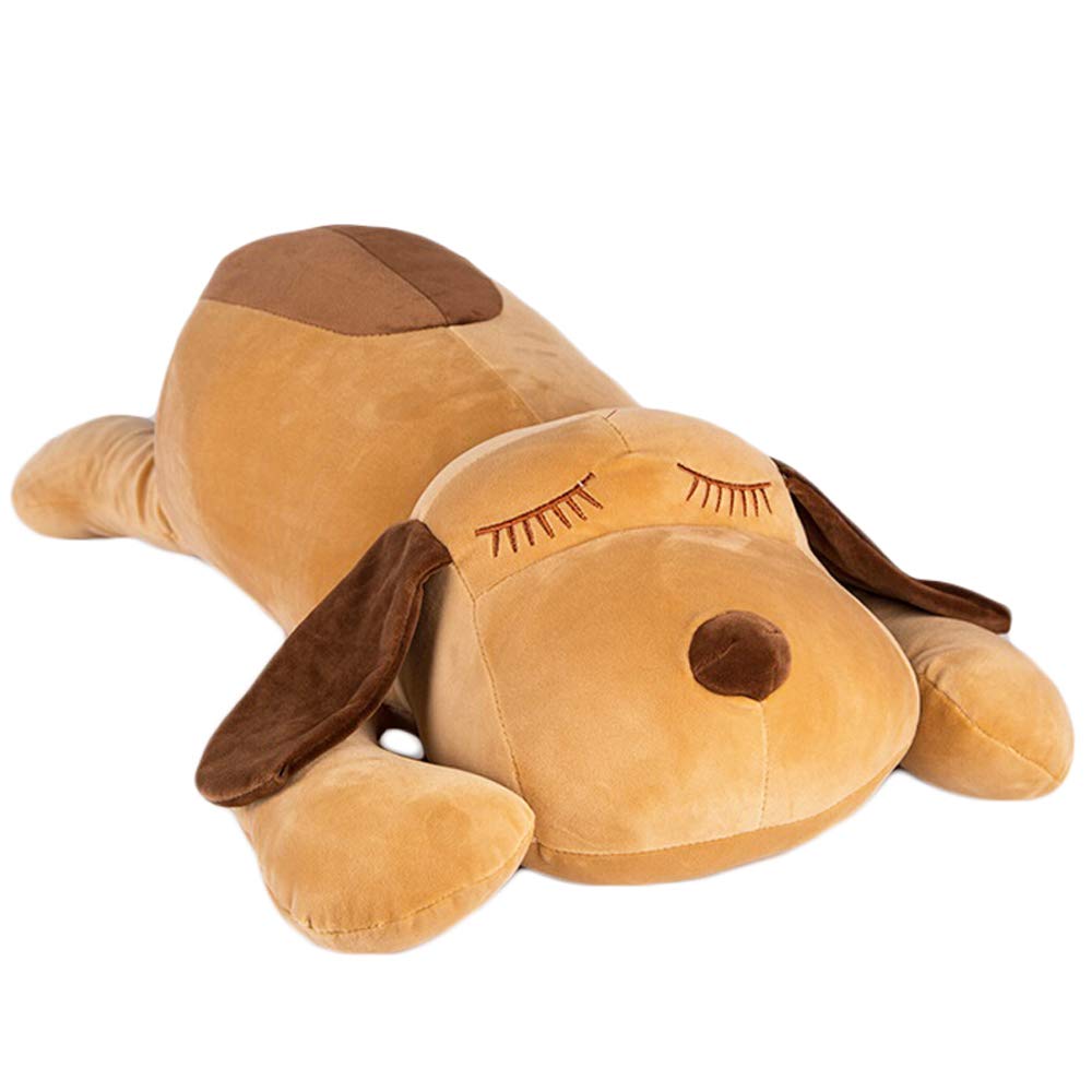 Elfishgo Soft Large Dog Plush Hugging Pillow, Giant Dogs Puppy Stuffed Animals Toy Gifts For Kids, 19.7'