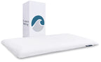 Bluewave Bedding Hyper Slim Gel Memory Foam Pillow For Stomach And Back Sleepers - Thin, Flat Design For Cervical Neck Alignment