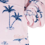 The Comfy Dream | Oversized Light Microfiber Wearable Blanket, One Size Fits All, Seen On Shark Tank, (Palm Trees)