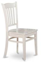 East West Furniture Cagr7-Lwh-W 7 Piece Dining Room Furniture Set Consist Of A Rectangle Dining Table And 6 Wood Seat Chairs, 36X60 Inch, Linen White