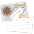 Thinking Of You Postcards - 50 Cute Handwritten Cards For Get Well Soon, Keeping In Touch, Friends, Family, Church, Penpals
