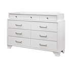 Global Furniture Usa White-Dr Jordyn Textured Dresser